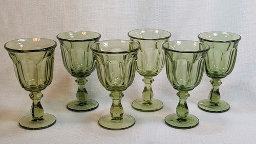 Set vecchi bicchieri vino - 6, da