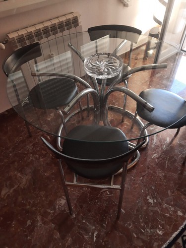 Tavolo cristallo tondo 120 - cristallo,