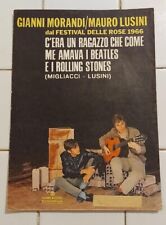 SPARTITO C'ERA UN RAGAZZO CHE