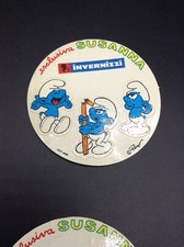 ESCLUSIVA SUSANNA PUFFI INVERNIZZI ADESIVI FIGURINE PUNTI CIRCOLARI ANNI 80 PEYO