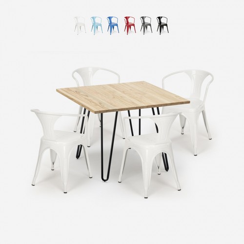 Set tavolo 80x80cm design - set,