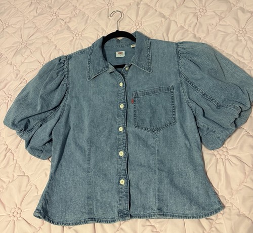 Top donna levi blu - top, denim