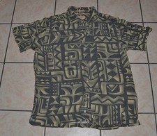 Quicksilver Uomo Comfort Fit Collezione Waterman Hawaiana Tg. XL