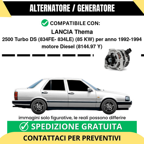 Alternatore lancia thema 2500 - alternatore,