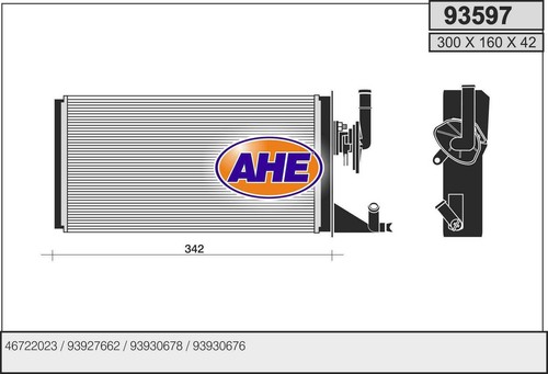 Radiatore stufa iveco daily - radiatore,