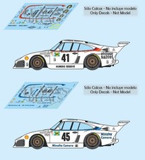 Decals Porsche 935 K3 Le Mans