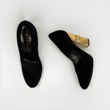 CASADEI DECOLLETE CAMOSCIO NERO