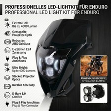 Kit completo paralume led faro