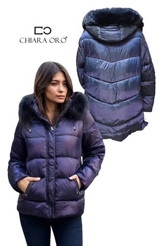Chiara oro giaccone piumino - giaccone,