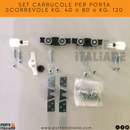 Set carrucole per porta - set,