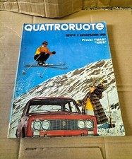 Vecchia Rivista D'Epoca Quattroruote Mese Di Gennaio Del 1969