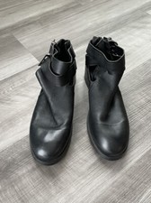 ZARA Leather Ankle Boots