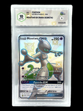 Pokemon Mewtwo GX FULL ART SV59/SV94 Hidden Destiny GRAAD 10 G MINT rara segreta