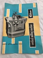 PUBBLICITARIO VINTAGE GIBEN BOLOGNA NUOVA BETA-VERTICAL MILLING MACHINE