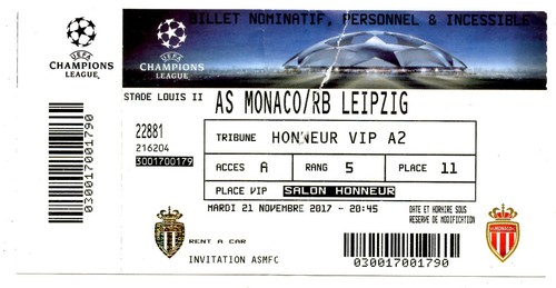 Biglietto monaco rb - biglietto,