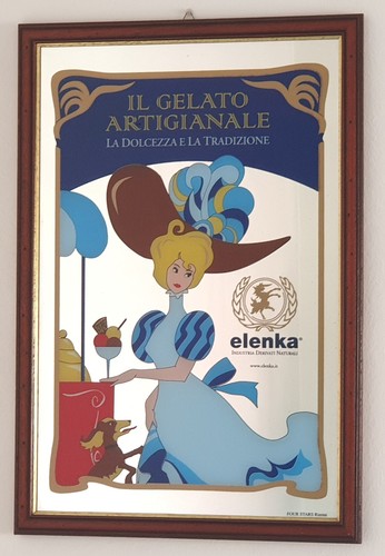 Quadro specchio pubblicitario