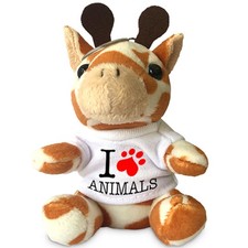 Custom Plush Photo Giraffe