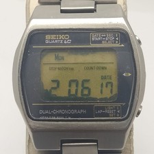 Orologio Uomo Seiko Quartz LC Doppio Cronografo 0138-5000 Vintage