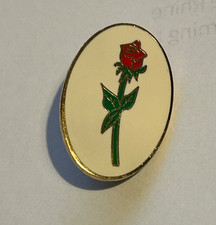 Girl Guide Enamel Red Rose