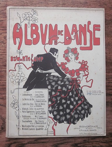 1903 bosworth album danse - 1903, de