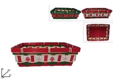 Cesta Rettangolare Natalizia