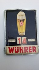 Calendario Perpetuo - Birra Wuhrer - Usato