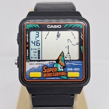 Orologio Casio GS-20 Super Windsurfing Game N-MINT anni 90 - RARO orologio gioco vintage