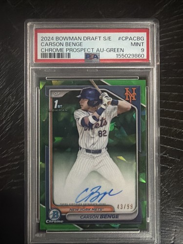 Carson benge 2024 bowman cromo - benge,