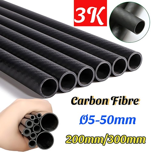 Tubo fibra carbonio 3k - tubo,