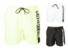 Boxer uomo mare CK CALVIN KLEIN piscina swimwear con logo stampato elastico e co