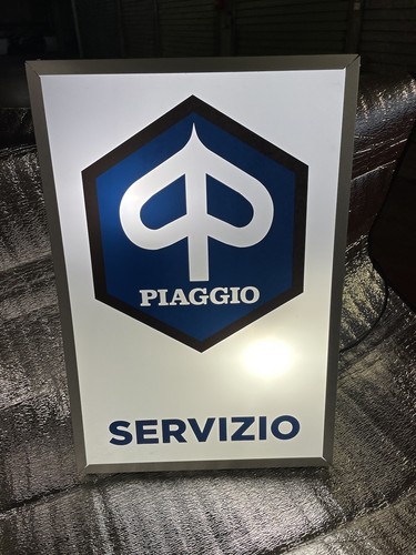 Insegna luminosa piaggio - insegna,