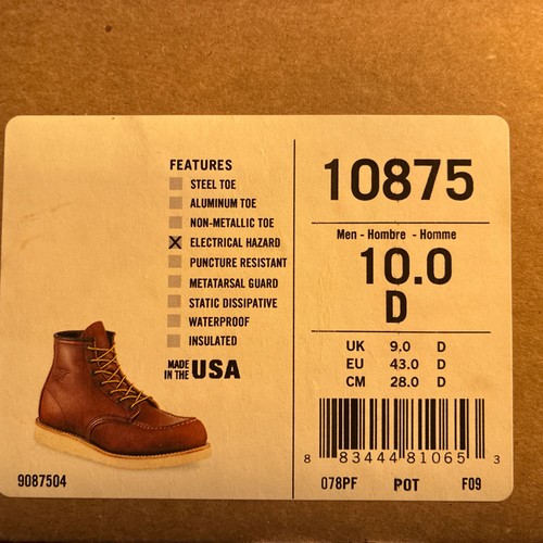Stivali mocassini red wing - red,