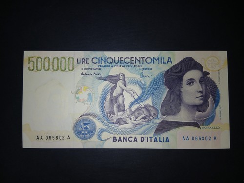 500000 lire raffaello sanzio - lire,