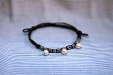 Braccialetto in argento, oro e