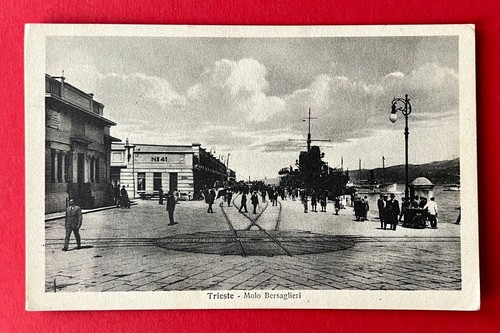 Cartolina trieste - trieste, in