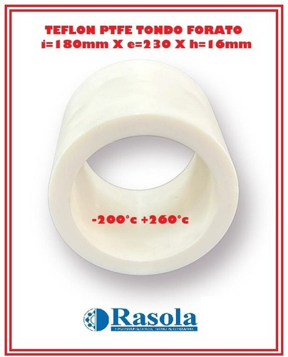 Teflon tondo forato ptfe per - forato,