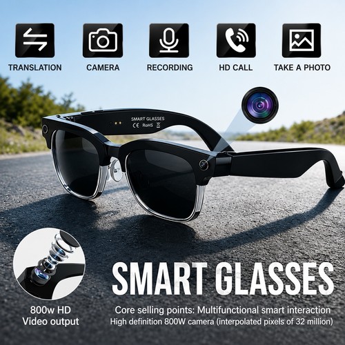 Smart glasses fotocamera - smart,