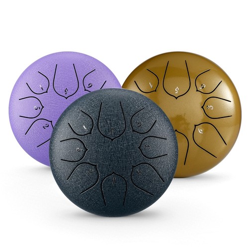 Steel tongue drum pollici - drum, 8