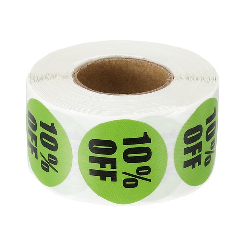 500 pezzi adesivi di - 500, 10%