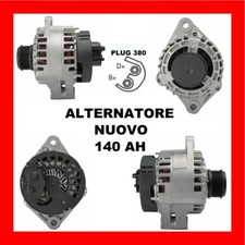 ALTERNATORE NUOVO 140AH FIAT SEDICI 4X4 1.9 D MULTIJET DA 2006 KW88 CV120 D19AA