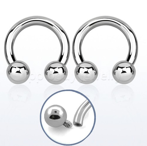 Coppia orecchini anello - orecchini,