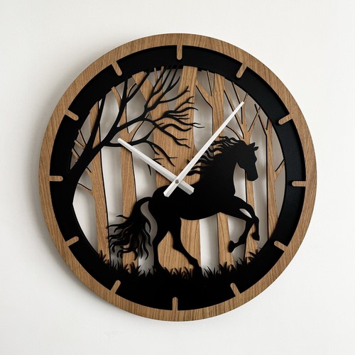 Orologio parete cavallo - parete,
