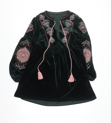 Abito corto donna zara verde - abito,