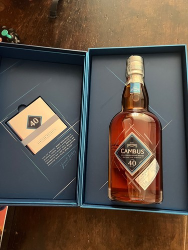 Cambus whiskey years con - whiskey, 40