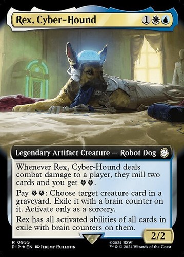 Mtg rex cyber - mtg, foil