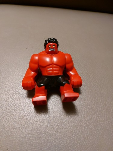 Lego red hulk minifigure - lego, from