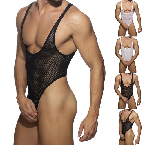 Body per uomo sexy con - , pizzo