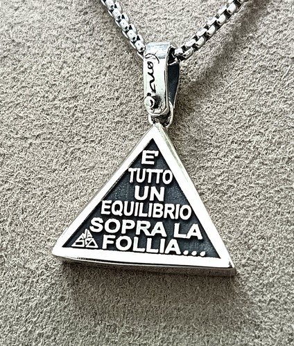 Collana con ciondolo - collana, argento