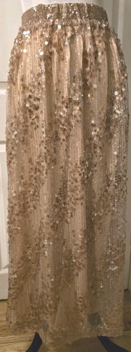 Maxi gonna zara oro rosa - maxi,