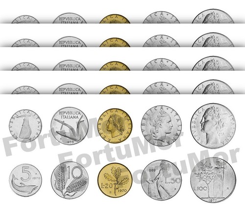 Italia set monete da - 5, (x)